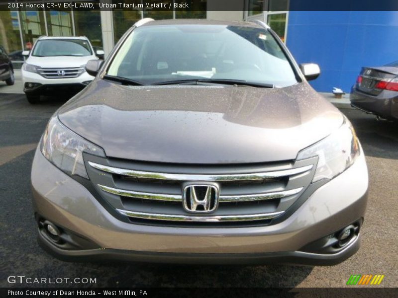 Urban Titanium Metallic / Black 2014 Honda CR-V EX-L AWD