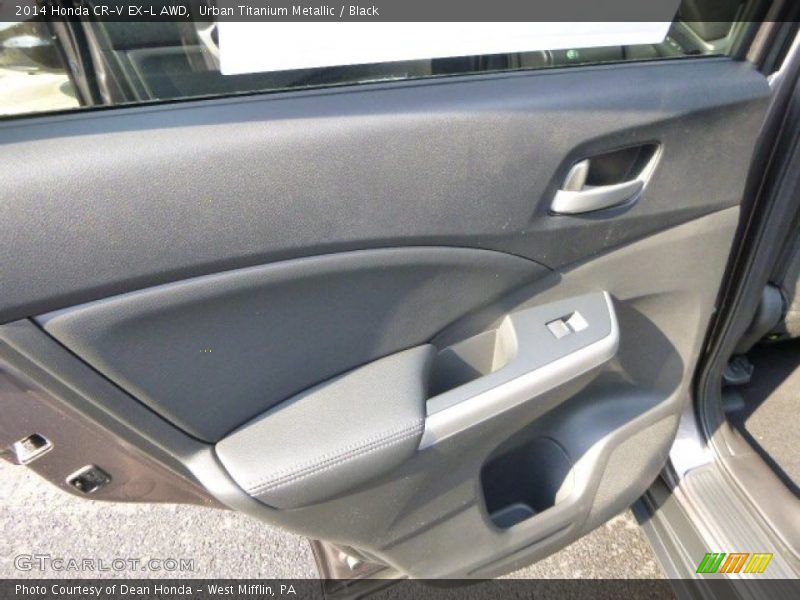 Urban Titanium Metallic / Black 2014 Honda CR-V EX-L AWD