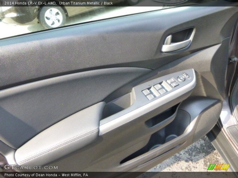 Urban Titanium Metallic / Black 2014 Honda CR-V EX-L AWD