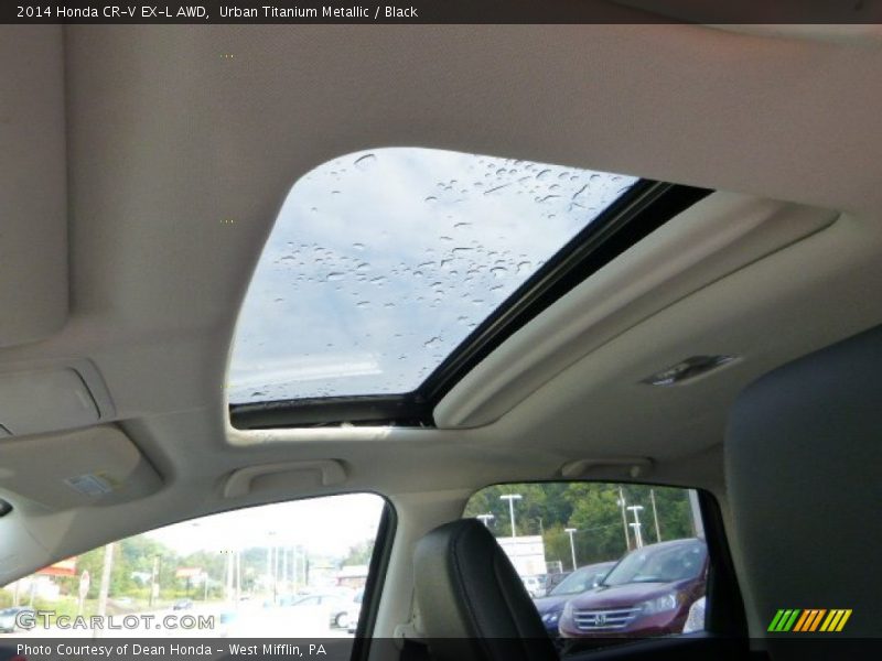 Urban Titanium Metallic / Black 2014 Honda CR-V EX-L AWD
