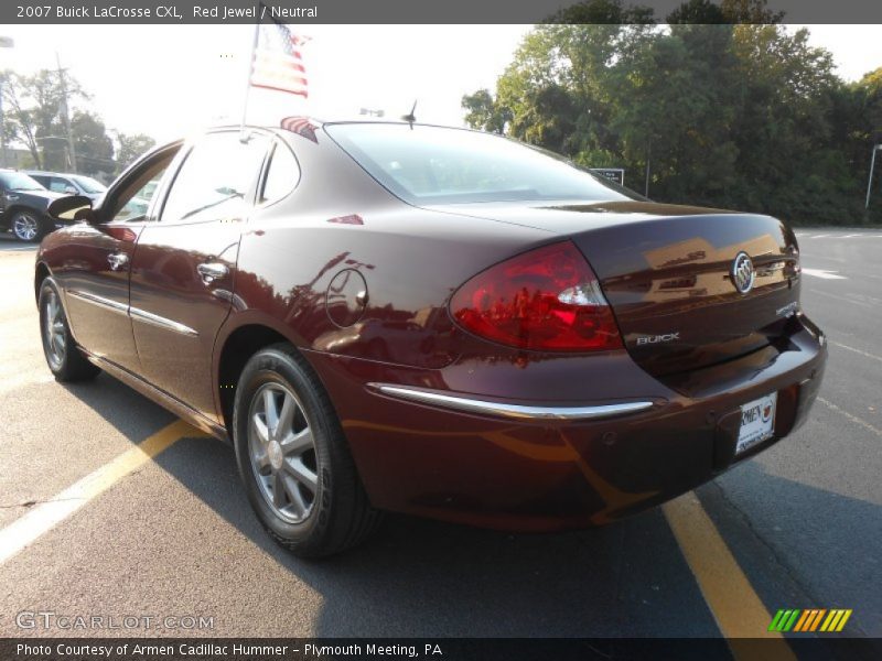Red Jewel / Neutral 2007 Buick LaCrosse CXL