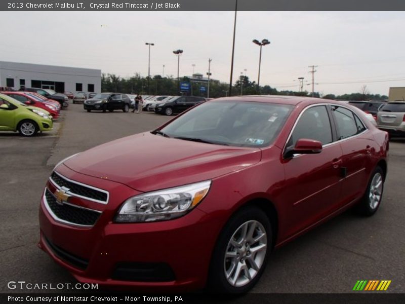 Crystal Red Tintcoat / Jet Black 2013 Chevrolet Malibu LT