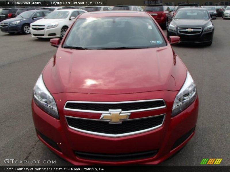 Crystal Red Tintcoat / Jet Black 2013 Chevrolet Malibu LT