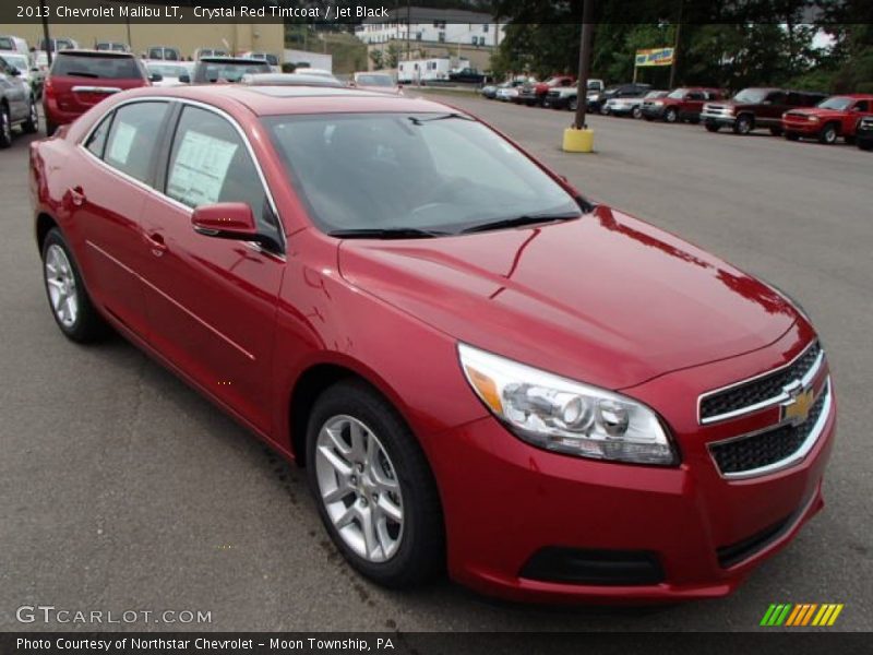 Crystal Red Tintcoat / Jet Black 2013 Chevrolet Malibu LT