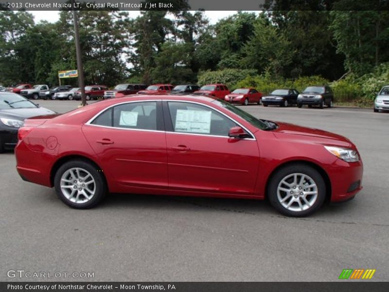 Crystal Red Tintcoat / Jet Black 2013 Chevrolet Malibu LT