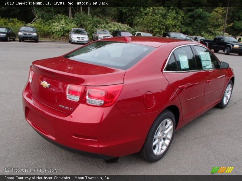 Crystal Red Tintcoat / Jet Black 2013 Chevrolet Malibu LT
