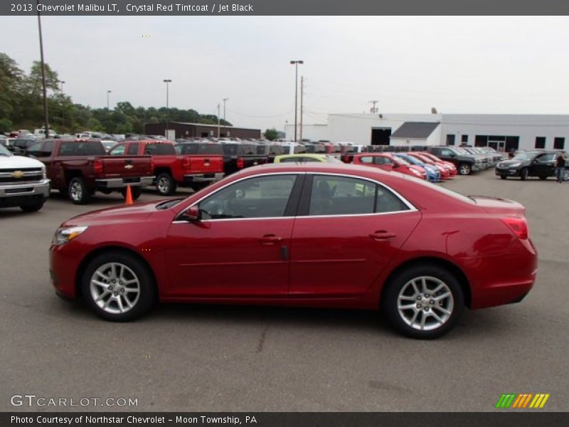 Crystal Red Tintcoat / Jet Black 2013 Chevrolet Malibu LT