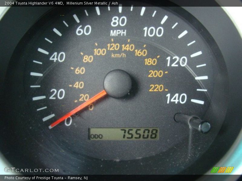 Millenium Silver Metallic / Ash 2004 Toyota Highlander V6 4WD