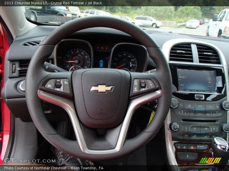 Crystal Red Tintcoat / Jet Black 2013 Chevrolet Malibu LT