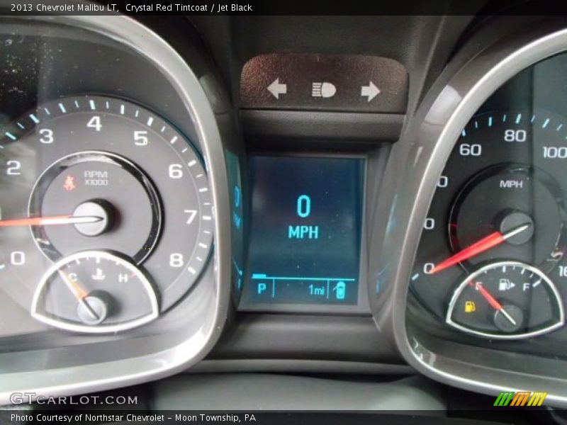 Crystal Red Tintcoat / Jet Black 2013 Chevrolet Malibu LT