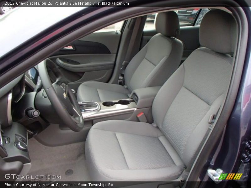 Atlantis Blue Metallic / Jet Black/Titanium 2013 Chevrolet Malibu LS