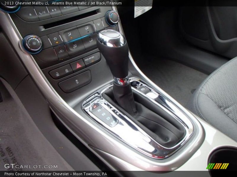 Atlantis Blue Metallic / Jet Black/Titanium 2013 Chevrolet Malibu LS