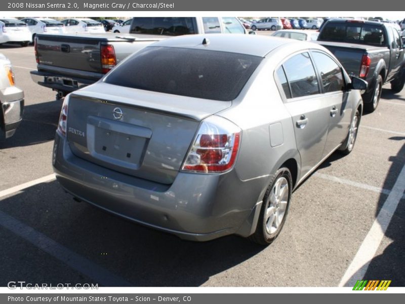 Magnetic Gray / Charcoal/Steel 2008 Nissan Sentra 2.0