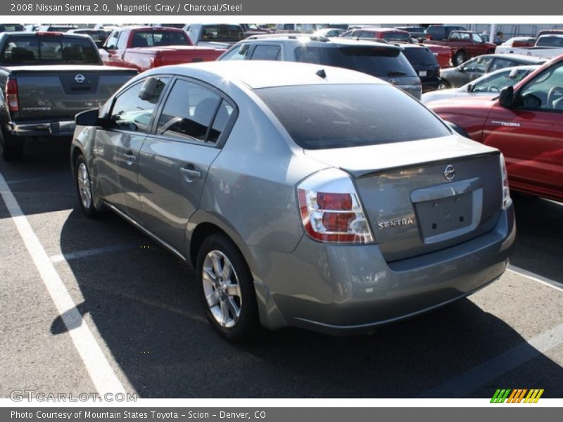 Magnetic Gray / Charcoal/Steel 2008 Nissan Sentra 2.0