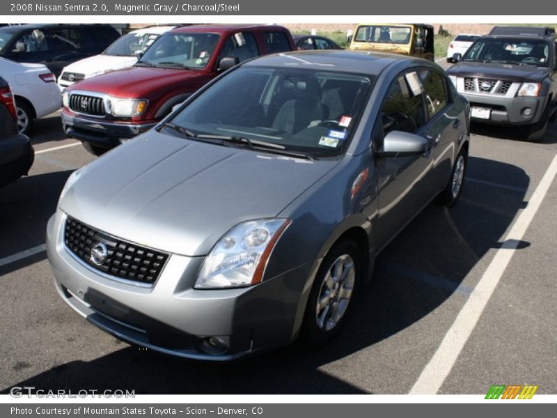 Magnetic Gray / Charcoal/Steel 2008 Nissan Sentra 2.0