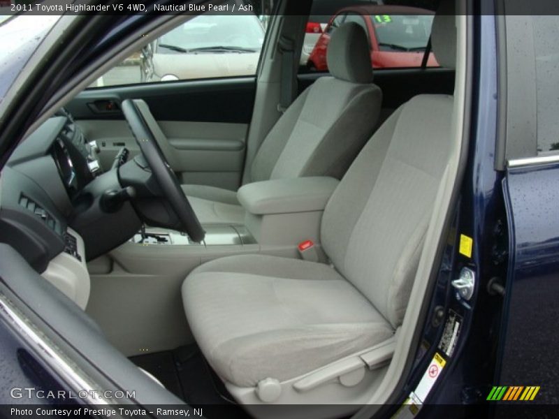 Nautical Blue Pearl / Ash 2011 Toyota Highlander V6 4WD
