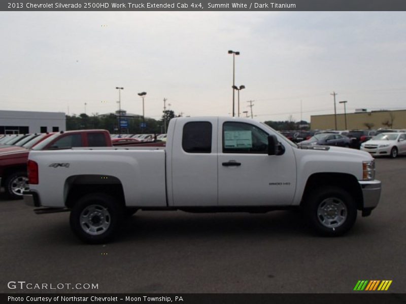 Summit White / Dark Titanium 2013 Chevrolet Silverado 2500HD Work Truck Extended Cab 4x4