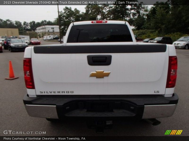 Summit White / Dark Titanium 2013 Chevrolet Silverado 2500HD Work Truck Extended Cab 4x4