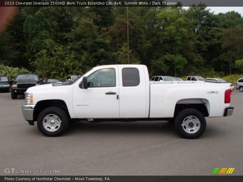 Summit White / Dark Titanium 2013 Chevrolet Silverado 2500HD Work Truck Extended Cab 4x4