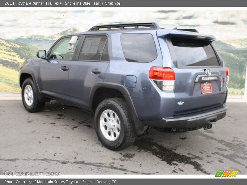 Shoreline Blue Pearl / Graphite 2011 Toyota 4Runner Trail 4x4