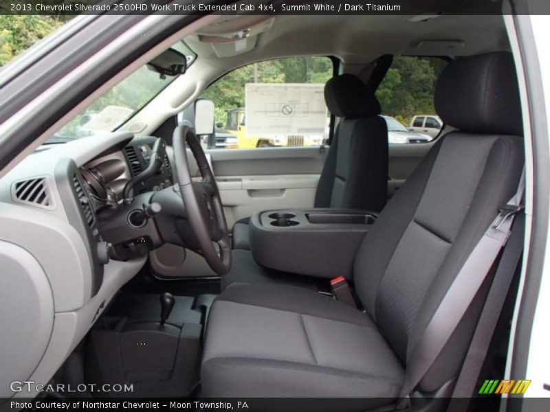 Summit White / Dark Titanium 2013 Chevrolet Silverado 2500HD Work Truck Extended Cab 4x4