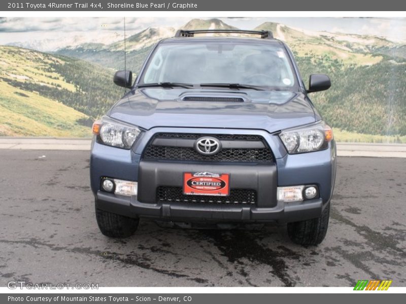 Shoreline Blue Pearl / Graphite 2011 Toyota 4Runner Trail 4x4