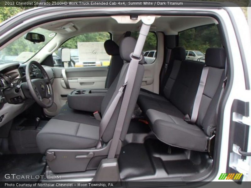 Summit White / Dark Titanium 2013 Chevrolet Silverado 2500HD Work Truck Extended Cab 4x4