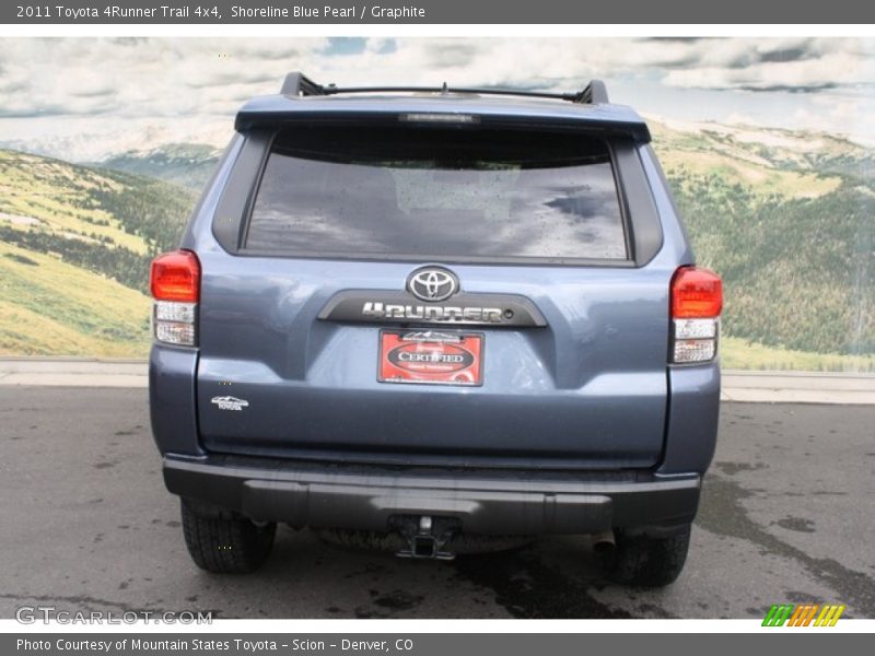 Shoreline Blue Pearl / Graphite 2011 Toyota 4Runner Trail 4x4