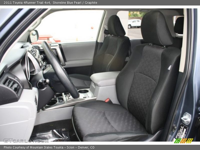 Shoreline Blue Pearl / Graphite 2011 Toyota 4Runner Trail 4x4