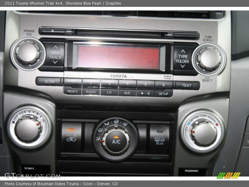 Shoreline Blue Pearl / Graphite 2011 Toyota 4Runner Trail 4x4
