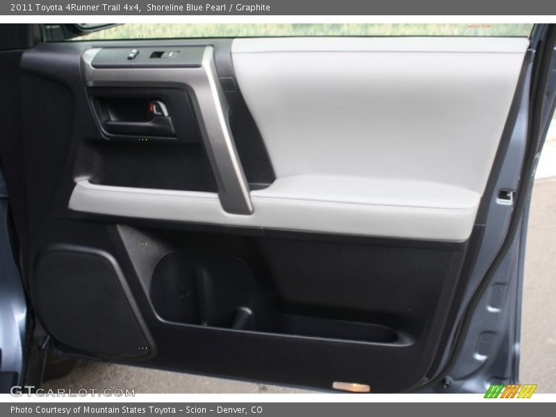 Shoreline Blue Pearl / Graphite 2011 Toyota 4Runner Trail 4x4