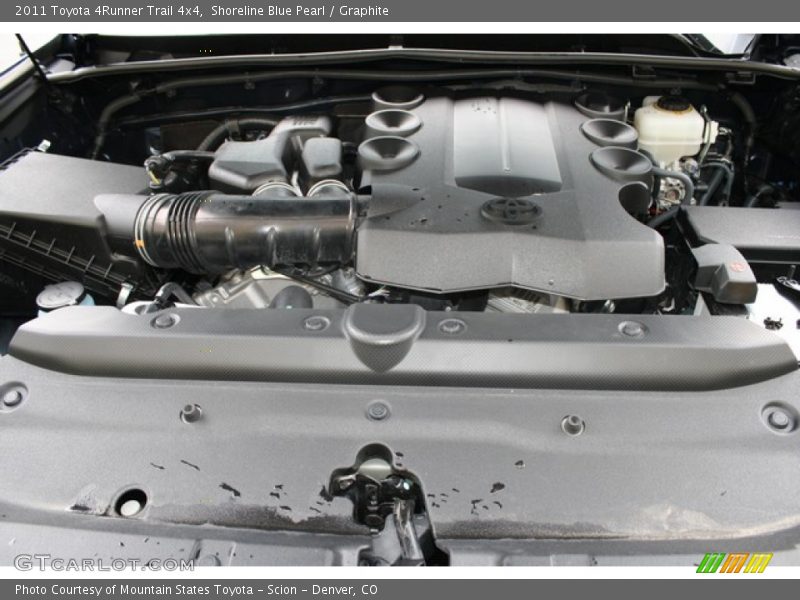 Shoreline Blue Pearl / Graphite 2011 Toyota 4Runner Trail 4x4