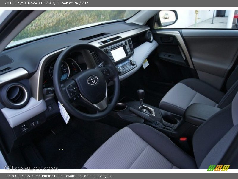 Super White / Ash 2013 Toyota RAV4 XLE AWD