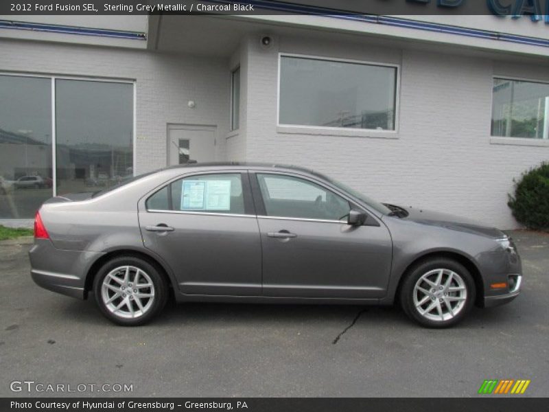 Sterling Grey Metallic / Charcoal Black 2012 Ford Fusion SEL