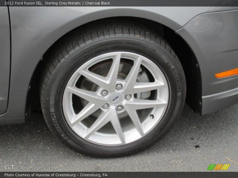 Sterling Grey Metallic / Charcoal Black 2012 Ford Fusion SEL