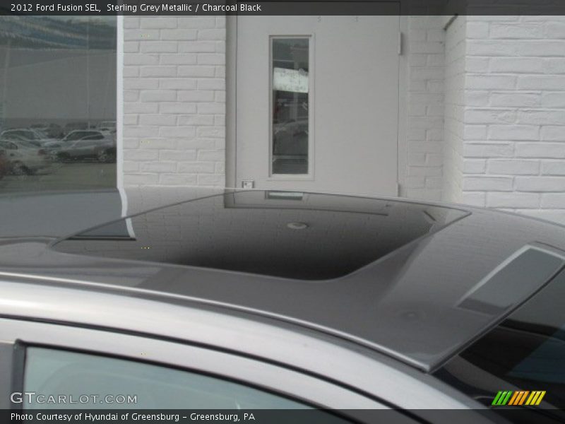 Sterling Grey Metallic / Charcoal Black 2012 Ford Fusion SEL