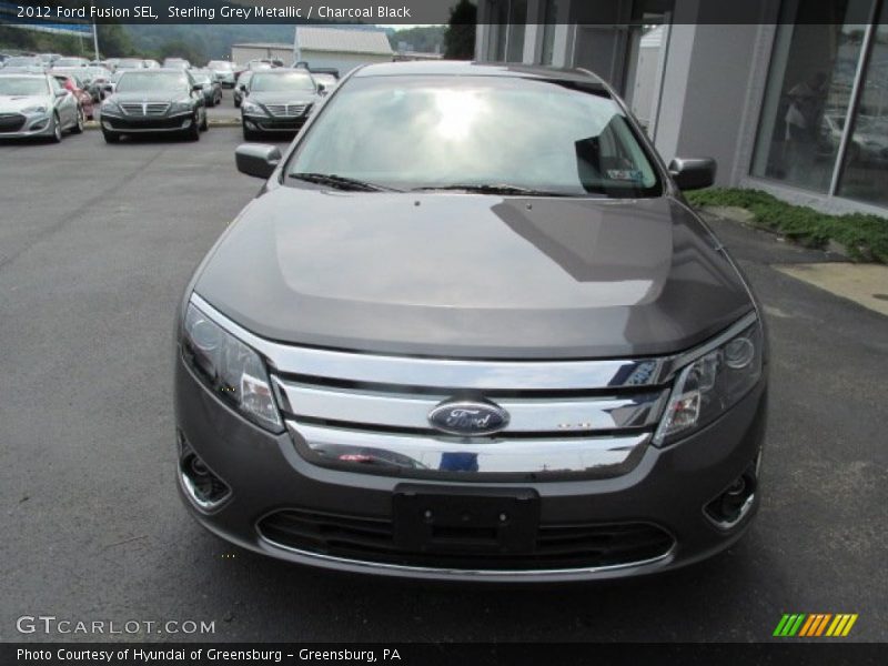 Sterling Grey Metallic / Charcoal Black 2012 Ford Fusion SEL