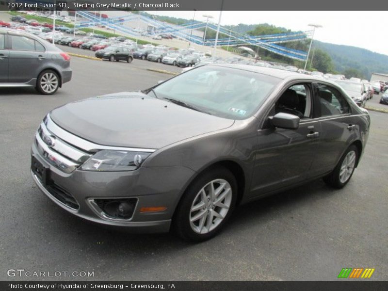 Sterling Grey Metallic / Charcoal Black 2012 Ford Fusion SEL