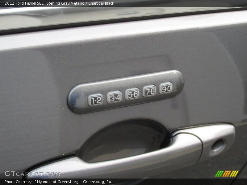 Sterling Grey Metallic / Charcoal Black 2012 Ford Fusion SEL