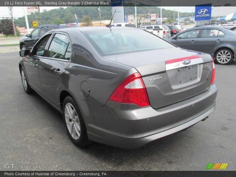 Sterling Grey Metallic / Charcoal Black 2012 Ford Fusion SEL