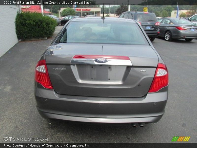 Sterling Grey Metallic / Charcoal Black 2012 Ford Fusion SEL