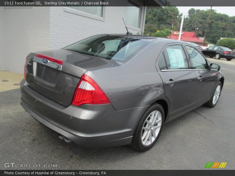 Sterling Grey Metallic / Charcoal Black 2012 Ford Fusion SEL