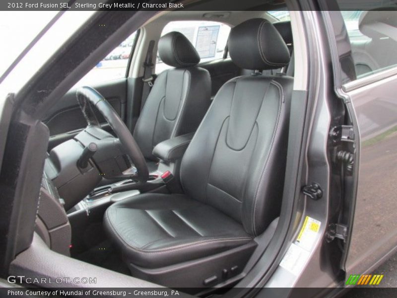 Sterling Grey Metallic / Charcoal Black 2012 Ford Fusion SEL
