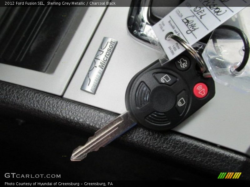 Sterling Grey Metallic / Charcoal Black 2012 Ford Fusion SEL