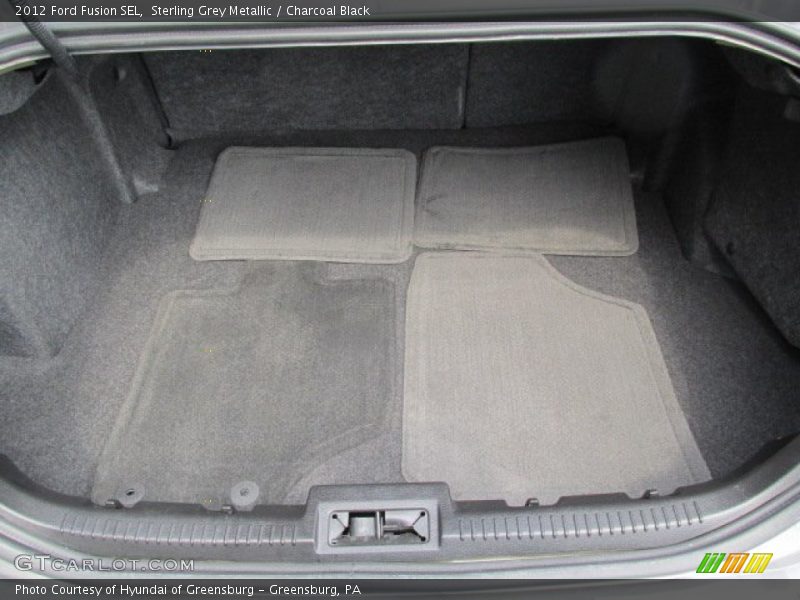 Sterling Grey Metallic / Charcoal Black 2012 Ford Fusion SEL