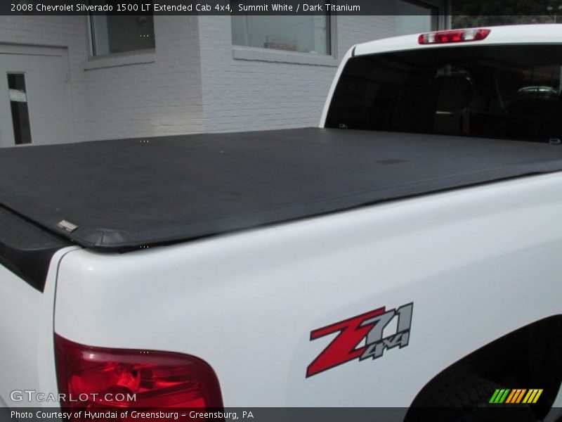 Summit White / Dark Titanium 2008 Chevrolet Silverado 1500 LT Extended Cab 4x4