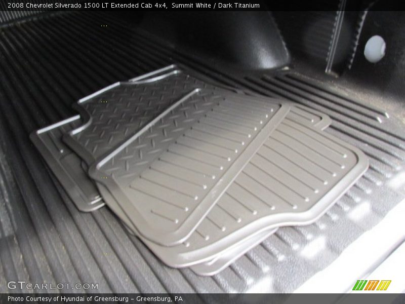 Summit White / Dark Titanium 2008 Chevrolet Silverado 1500 LT Extended Cab 4x4