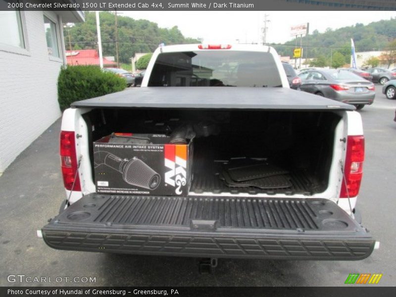 Summit White / Dark Titanium 2008 Chevrolet Silverado 1500 LT Extended Cab 4x4