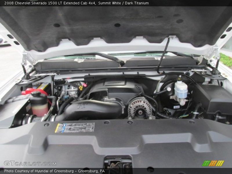 Summit White / Dark Titanium 2008 Chevrolet Silverado 1500 LT Extended Cab 4x4