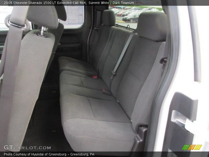 Summit White / Dark Titanium 2008 Chevrolet Silverado 1500 LT Extended Cab 4x4